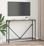 VidaXL Wandtafel artisanaal eikenkleurig 102 x 22.5 x 75 cm