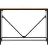 VidaXL Wandtafel artisanaal eikenkleurig 102 x 22.5 x 75 cm