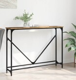 VidaXL Wandtafel Oud hout 102 x 22.5 x 75 cm Bewerkt hout