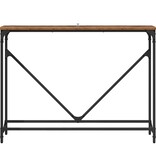 VidaXL Wandtafel Oud hout 102 x 22.5 x 75 cm Bewerkt hout