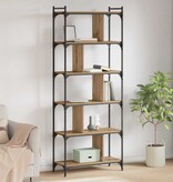 VidaXL Boekenkast artisanaal eikenkleurig 76 x 32 x 192 cm