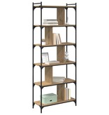 VidaXL Boekenkast artisanaal eikenkleurig 76 x 32 x 192 cm