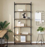 VidaXL Boekenkast artisanaal eikenkleurig 76 x 32 x 192 cm