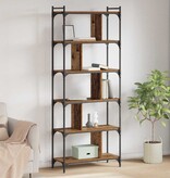 VidaXL Boekenkast Oud hout 76 x 32 x 192 cm Bewerkt hout