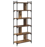 VidaXL Boekenkast Oud hout 76 x 32 x 192 cm Bewerkt hout
