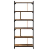 VidaXL Boekenkast Oud hout 76 x 32 x 192 cm Bewerkt hout