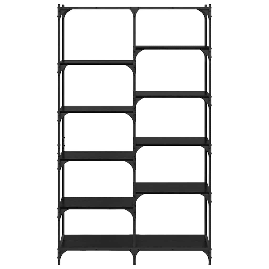 VidaXL Boekenkast Zwart eiken 100 x 32 x 170 cm Bewerkt hout