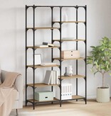 VidaXL Boekenkast artisanaal eikenkleurig 100 x 32 x 170 cm