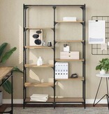 VidaXL Boekenkast artisanaal eikenkleurig 100 x 32 x 170 cm