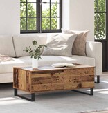 VidaXL Salontafel met lade Oud hout Bewerkt hout
