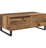 VidaXL Salontafel met lade Oud hout Bewerkt hout