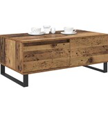 VidaXL Salontafel met lade Oud hout Bewerkt hout