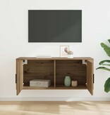 VidaXL Wandgemonteerde TV-kast Artisan Eiken 100 x 34,5 x 40 cm