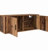 VidaXL Wandgemonteerde TV-kast Oud Hout 100 x 34,5 x 40 cm