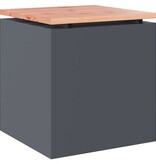 VidaXL Tuinbank Antraciet 40 x 40 x 43 cm Staal