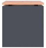 VidaXL Tuinbank Antraciet 40 x 40 x 43 cm Staal