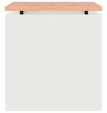 VidaXL Tuinbank Wit 40 x 40 x 43 cm Staal