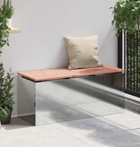 VidaXL Tuinbank Zilver 100 x 40 x 43 cm Gegalvaniseerd staal