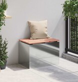 VidaXL Tuinbank Zilver 60 x 40 x 43 cm Gegalvaniseerd staal