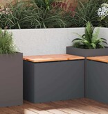 VidaXL Tuinbank Antraciet 60 x 40 x 43 cm Staal