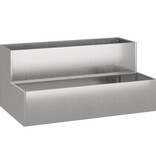 VidaXL Tuin Bloempot Roestig 100 x 60 x 45 cm Cortenstaal