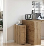 VidaXL Apothekerskast artisanaal eikenkleurig 20 x 45.5 x 60 cm