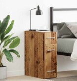 VidaXL Apothekerskast Oud hout 20 x 45.5 x 60 cm Bewerkt hout