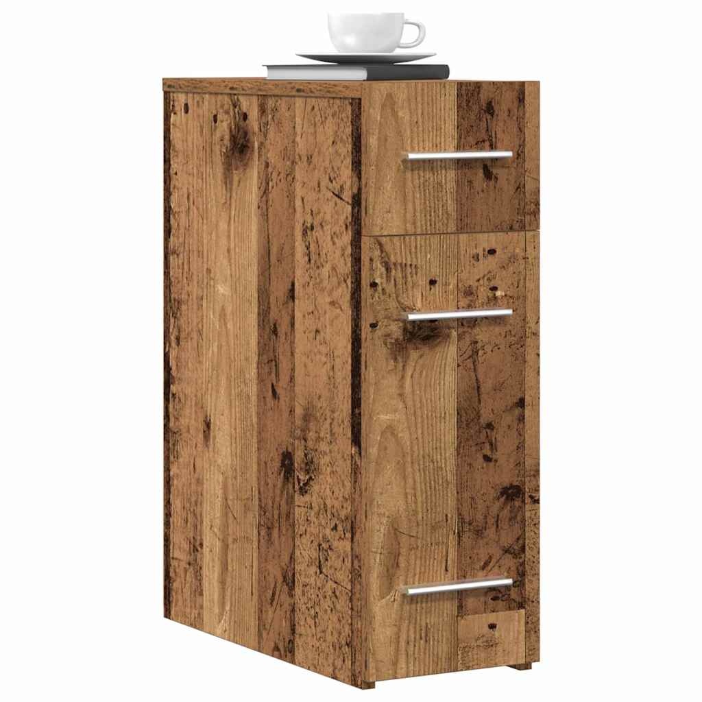 VidaXL Apothekerskast Oud hout 20 x 45.5 x 60 cm Bewerkt hout