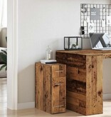 VidaXL Apothekerskast Oud hout 20 x 45.5 x 60 cm Bewerkt hout