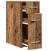 VidaXL Apothekerskast Oud hout 20 x 45.5 x 60 cm Bewerkt hout