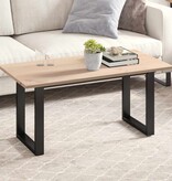 VidaXL Tafelblad rechthoekig 100x50x1,7 cm massief grenenhout