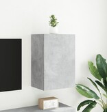 VidaXL Tv-wandmeubel 40,5x30x60 cm bewerkt hout betongrijs