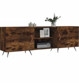 VidaXL Tv-meubel 150x30x50 cm bewerkt hout gerookt eikenkleurig