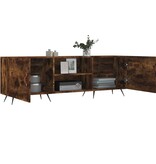 VidaXL Tv-meubel 150x30x50 cm bewerkt hout gerookt eikenkleurig