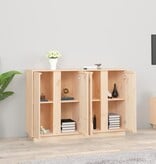 VidaXL Dressoir 120x35x80 cm massief grenenhout