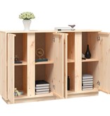 VidaXL Dressoir 120x35x80 cm massief grenenhout