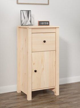 VidaXL Dressoir 40x35x80 cm massief grenenhout