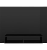 VidaXL Tv-wandmeubel 120x23,5x90 cm bewerkt hout hoogglans zwart