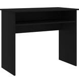 VidaXL Bureau 90x50x74 cm bewerkt hout zwart