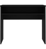 VidaXL Bureau 90x50x74 cm bewerkt hout zwart