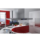 VidaXL Afzuigkap voor kookeiland met LCD-scherm