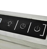 VidaXL Afzuigkap voor kookeiland met LCD-scherm