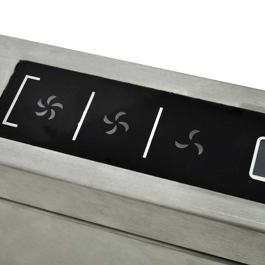 VidaXL Afzuigkap voor kookeiland met LCD-scherm