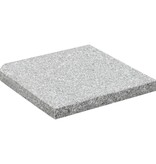 VidaXL Parasolvoetplaat vierkant 25 kg graniet grijs