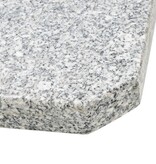 VidaXL Parasolvoetplaat vierkant 25 kg graniet grijs