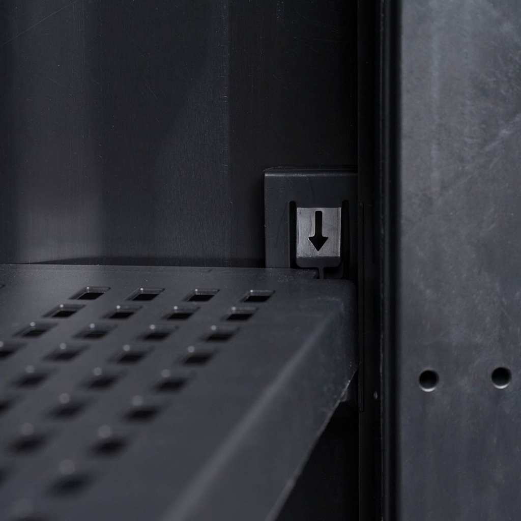 VidaXL Tuinkast met 3 schappen zwart en grijs