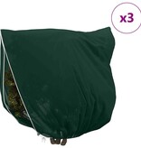 VidaXL Vorstbescherming Plantenfleece Covers 3 pcs Groen 2,5 x 3,14 m