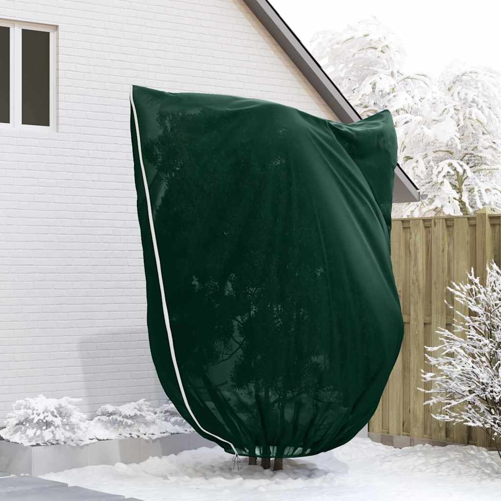 VidaXL Vorstbescherming Plantenfleece Covers 3 pcs Groen 3,5 x 2,5 m