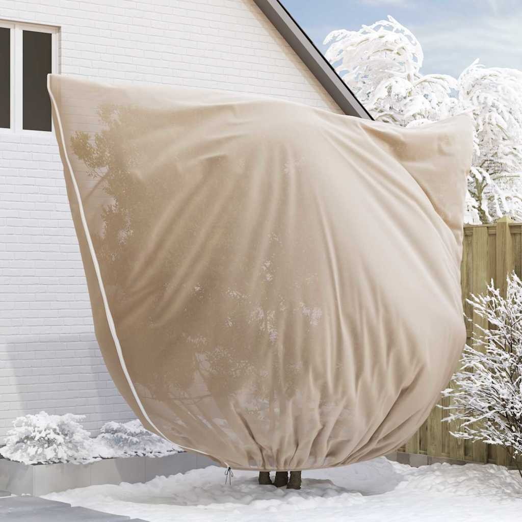 VidaXL Vorstbescherming Plantenfleece Covers 3 pcs Beige 3,5 x 3,93 m