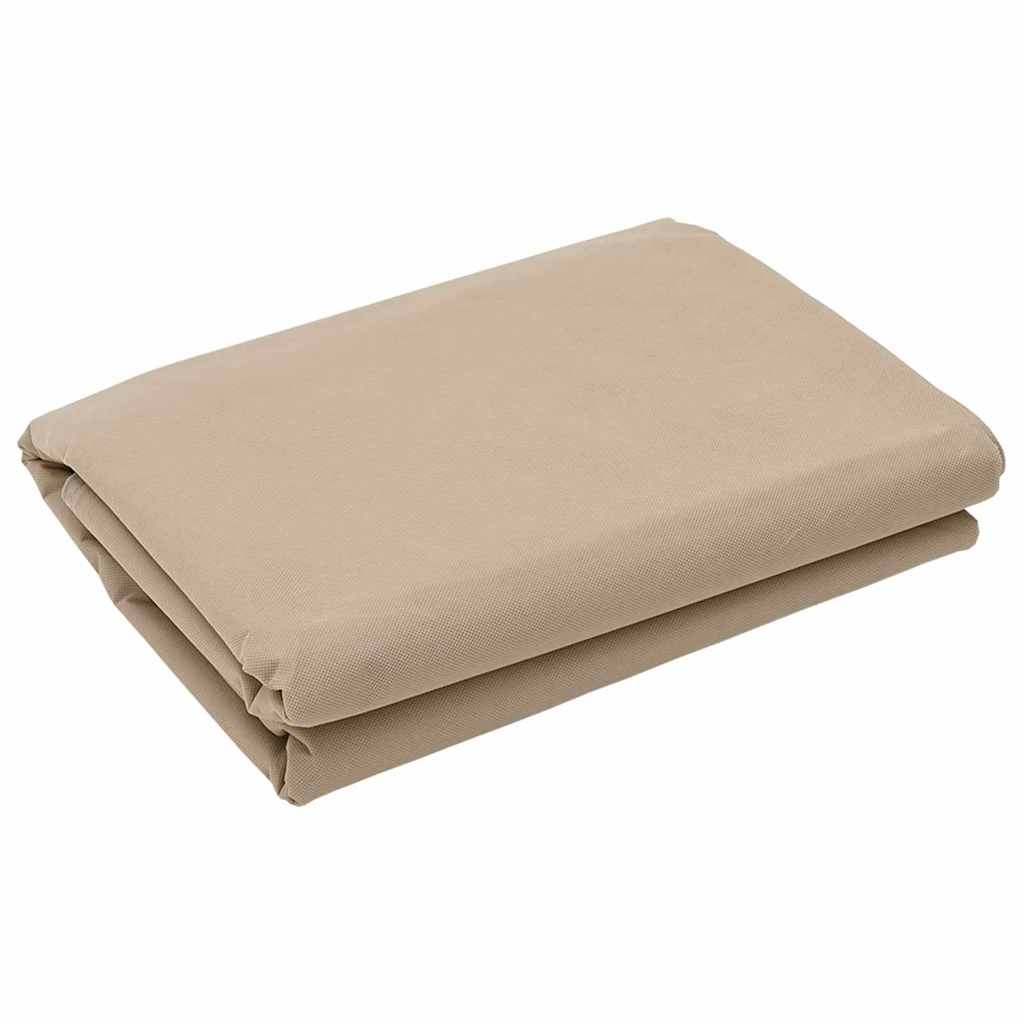 VidaXL Vorstbescherming Plantenfleece Covers 3 pcs Beige 2,5 x 3,14 m